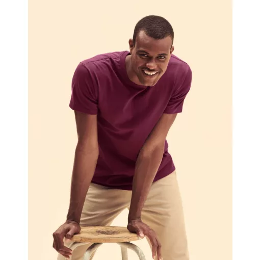 Uniszex póló  Rövid ujjú Fruit of the Loom Super Premium Tee   Fehér   urespolo.hu