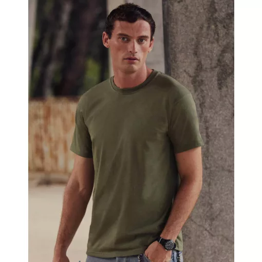 Uniszex póló  Rövid ujjú Fruit of the Loom Super Premium Tee   Fehér   urespolo.hu