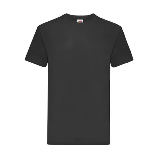 Uniszex póló  Rövid ujjú Fruit of the Loom Super Premium Tee   Fekete   urespolo.hu