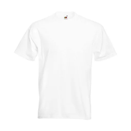 Uniszex póló  Rövid ujjú Fruit of the Loom Super Premium Tee   Fekete   urespolo.hu
