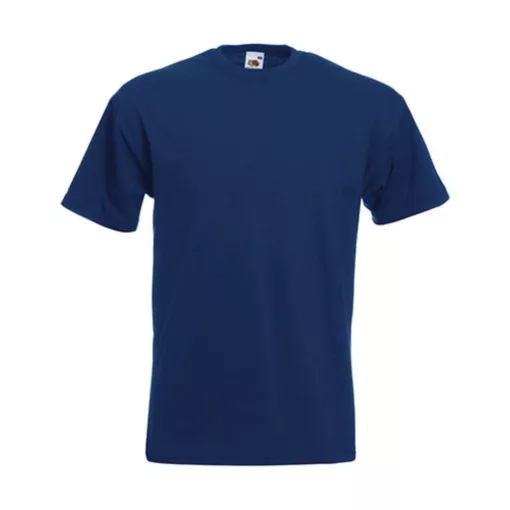 Uniszex póló  Rövid ujjú Fruit of the Loom Super Premium Tee   Fekete   urespolo.hu