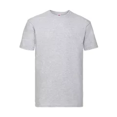 Uniszex póló  Rövid ujjú Fruit of the Loom Super Premium Tee   Heather szürke   urespolo.hu