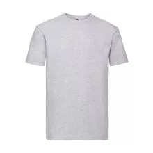 Uniszex póló  Rövid ujjú Fruit of the Loom Super Premium Tee   Heather szürke   urespolo.h