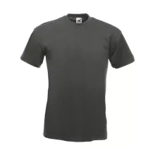 Uniszex póló  Rövid ujjú Fruit of the Loom Super Premium Tee   Heather szürke   urespolo.hu