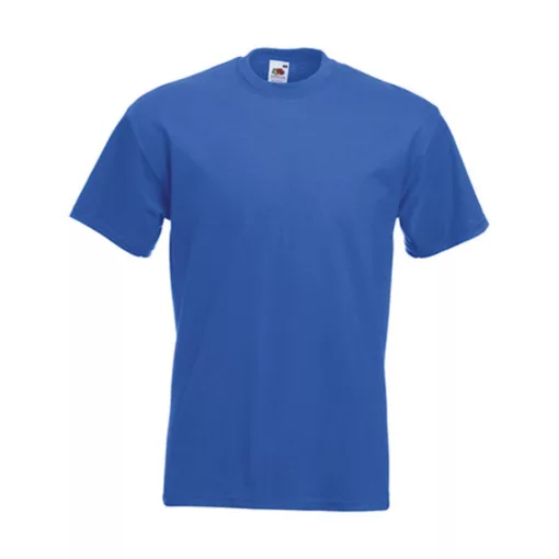 Uniszex póló  Rövid ujjú Fruit of the Loom Super Premium Tee   Sötétkék (navy)   urespolo.hu