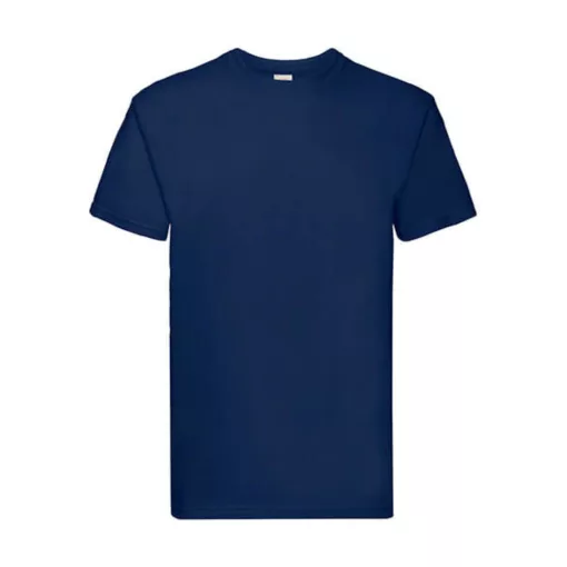 Uniszex póló  Rövid ujjú Fruit of the Loom Super Premium Tee   Sötétkék (navy)   urespolo.