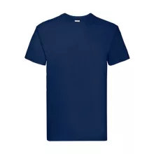 Uniszex póló  Rövid ujjú Fruit of the Loom Super Premium Tee   Sötétkék (navy)   urespolo.