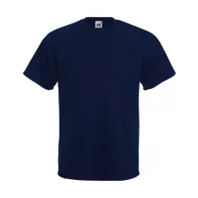 Uniszex póló  Rövid ujjú Fruit of the Loom Super Premium Tee   Mély sötétkék (navy)   ures