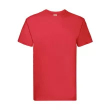 Uniszex póló  Rövid ujjú Fruit of the Loom Super Premium Tee   Piros   urespolo.hu