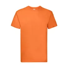 Uniszex póló  Rövid ujjú Fruit of the Loom Super Premium Tee   Narancssárga   urespolo.hu