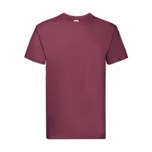 Uniszex póló  Rövid ujjú Fruit of the Loom Super Premium Tee   Burgundi vörös   urespolo.h