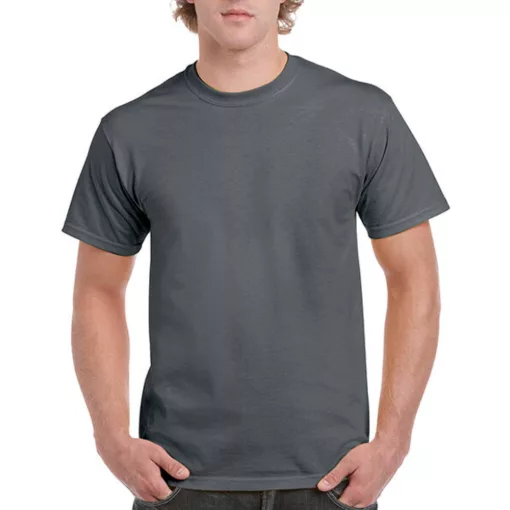 Uniszex póló  Rövid ujjú Gildan Ultra Cotton Adult T-Shirt   Szénszürke   urespolo.hu