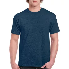 Uniszex póló  Rövid ujjú Gildan Ultra Cotton Adult T-Shirt - 2XL, Heather Sötétkék