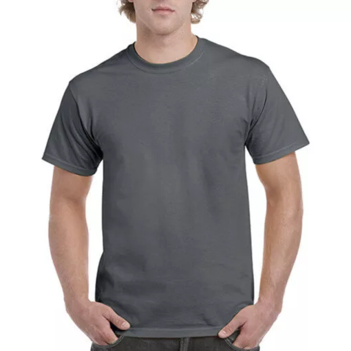 Uniszex póló  Rövid ujjú Gildan Ultra Cotton Adult T-Shirt - XL, Szürkület kék (blue dusk)