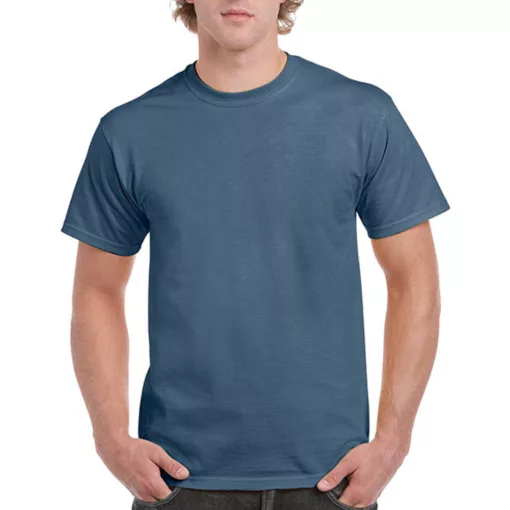 Uniszex póló  Rövid ujjú Gildan Ultra Cotton Adult T-Shirt - XL, Indigókék