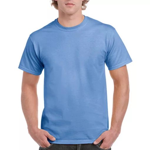Uniszex póló  Rövid ujjú Gildan Ultra Cotton Adult T-Shirt - L, Karolina kék