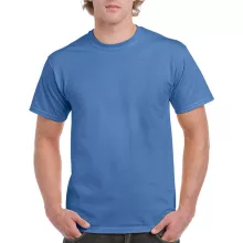 Uniszex póló  Rövid ujjú Gildan Ultra Cotton Adult T-Shirt - 2XL, Írisz kék