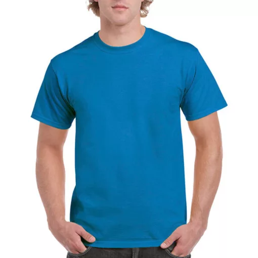 Uniszex póló  Rövid ujjú Gildan Ultra Cotton Adult T-Shirt - 2XL, Zafírkék