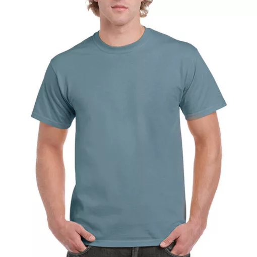 Uniszex póló  Rövid ujjú Gildan Ultra Cotton Adult T-Shirt   Kő kék   urespolo.hu
