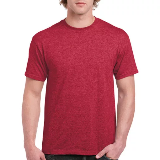 Uniszex póló  Rövid ujjú Gildan Ultra Cotton Adult T-Shirt   Heather bíbor   urespolo.hu