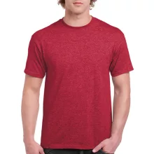 Uniszex póló  Rövid ujjú Gildan Ultra Cotton Adult T-Shirt - 2XL, Heather bíbor