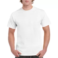Uniszex póló  Rövid ujjú Gildan Ultra Cotton Adult T-Shirt   Safety narancssárga   urespolo.hu