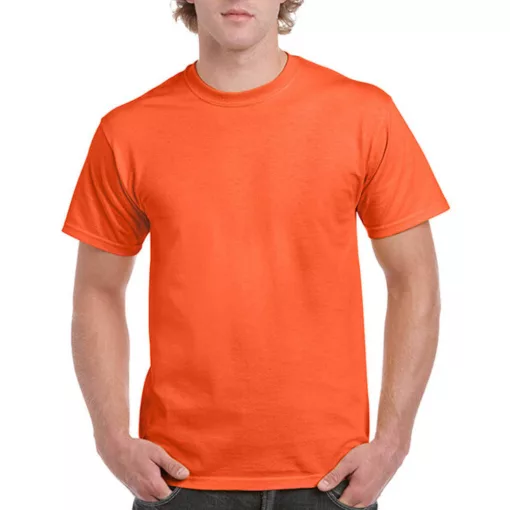 Uniszex póló  Rövid ujjú Gildan Ultra Cotton Adult T-Shirt - XL, Narancssárga
