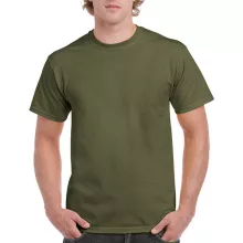 Uniszex póló  Rövid ujjú Gildan Ultra Cotton Adult T-Shirt - XL, Katonai zöld