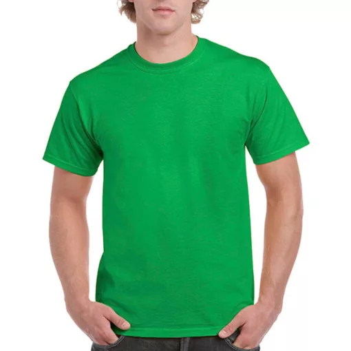 Uniszex póló  Rövid ujjú Gildan Ultra Cotton Adult T-Shirt - M, Ír zöld