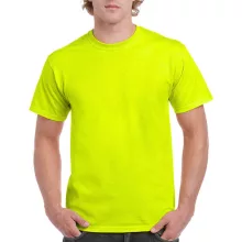 Uniszex póló  Rövid ujjú Gildan Ultra Cotton Adult T-Shirt - M, Safety zöld