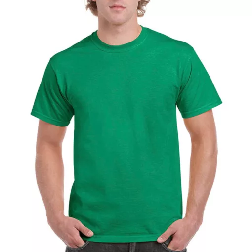 Uniszex póló  Rövid ujjú Gildan Ultra Cotton Adult T-Shirt - 2XL, Kelly zöld