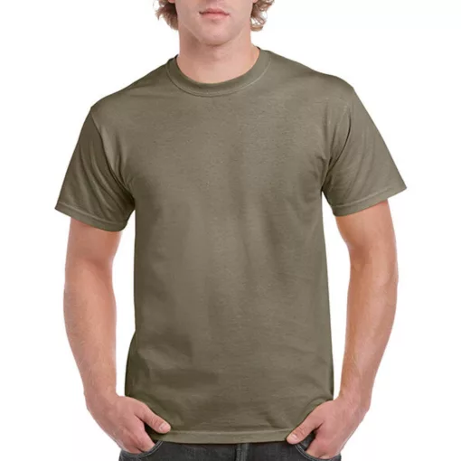 Uniszex póló  Rövid ujjú Gildan Ultra Cotton Adult T-Shirt   Préri por barna   urespolo.hu
