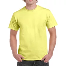 Uniszex póló  Rövid ujjú Gildan Ultra Cotton Adult T-Shirt - M, Cornsilk (világossárga)