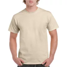 Uniszex póló  Rövid ujjú Gildan Ultra Cotton Adult T-Shirt - M, Homokbarna