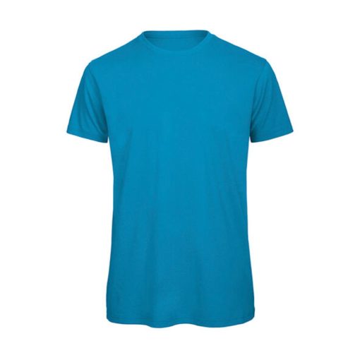 Férfi rövid ujjú póló B&C Inspire T/men T-Shirt -S, Atoll kék
