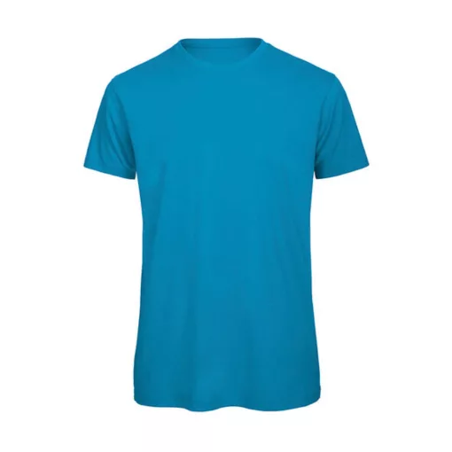 Férfi rövid ujjú póló B&C Inspire T/men T-Shirt -2XL, Atoll kék