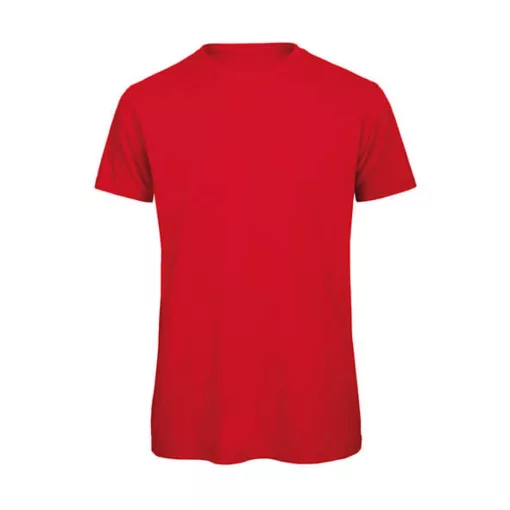 Férfi rövid ujjú póló B&C Inspire T/men T-Shirt -XL, Piros