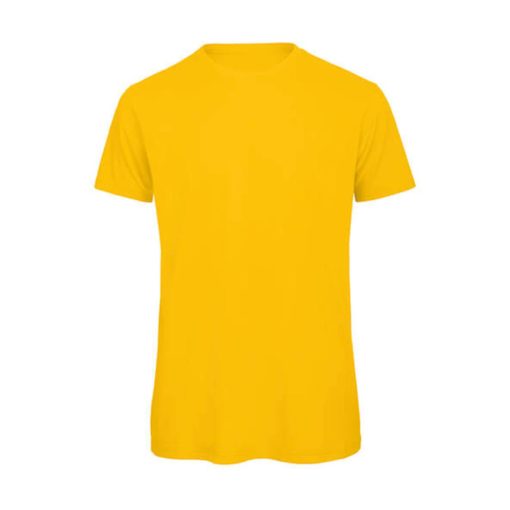 Férfi rövid ujjú póló B&C Inspire T/men T-Shirt -S, Aranysárga