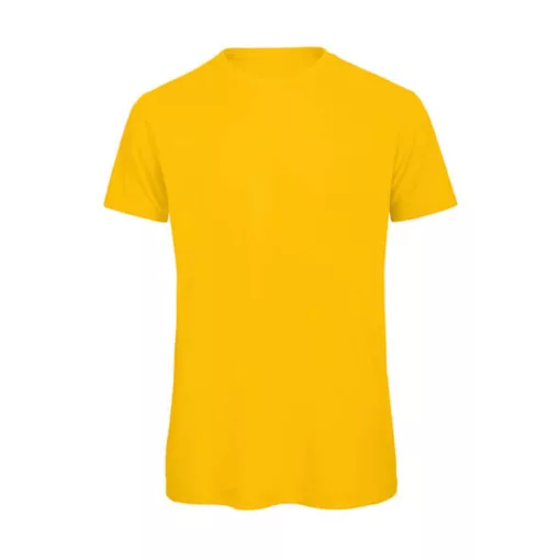 Férfi rövid ujjú póló B&C Inspire T/men T-Shirt -3XL, Aranysárga