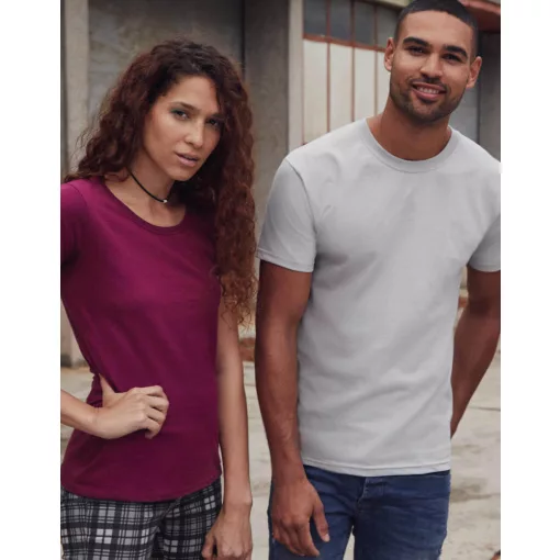 Férfi póló  Rövid ujjú Fruit of the Loom Ringspun Premium T   Fehér   urespolo.hu