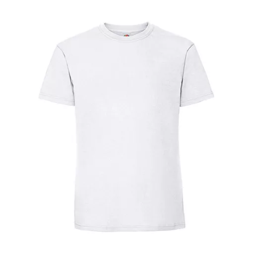 Férfi póló  Rövid ujjú Fruit of the Loom Ringspun Premium T   Fehér   urespolo.hu