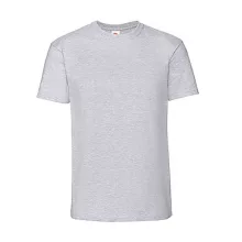 Férfi póló  Rövid ujjú Fruit of the Loom Ringspun Premium T   Heather szürke   urespolo.hu