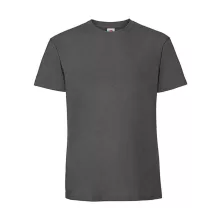Férfi póló  Rövid ujjú Fruit of the Loom Ringspun Premium T   Heather szürke   urespolo.hu