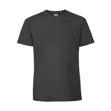 Férfi rövid ujjú póló Fruit of the Loom Ringspun Premium T S, Világos grafitszürke