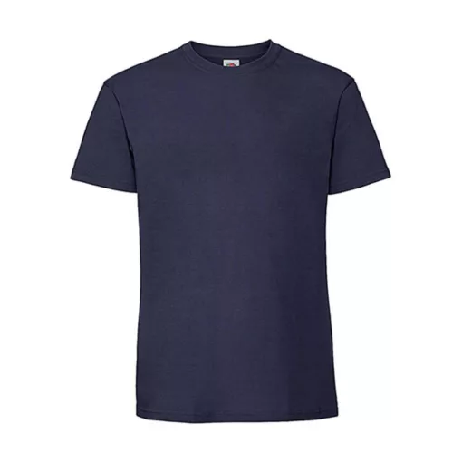 Férfi póló  Rövid ujjú Fruit of the Loom Ringspun Premium T   Sötétkék (navy)   urespolo.hu