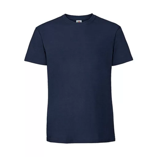 Férfi póló  Rövid ujjú Fruit of the Loom Ringspun Premium T   Mély sötétkék (navy)   urespolo.h