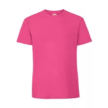 Férfi póló  Rövid ujjú Fruit of the Loom Ringspun Premium T   Fuchsia   urespolo.hu