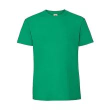Férfi póló  Rövid ujjú Fruit of the Loom Ringspun Premium T   Kelly zöld   urespolo.hu