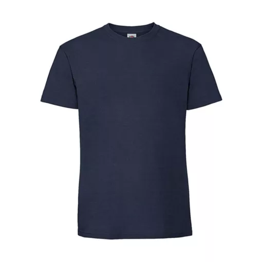 Férfi póló  Rövid ujjú Fruit of the Loom Ringspun Premium T   Kelly zöld   urespolo.hu