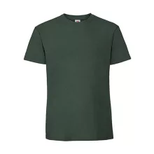 Férfi póló  Rövid ujjú Fruit of the Loom Ringspun Premium T   Sötétzöld   urespolo.hu